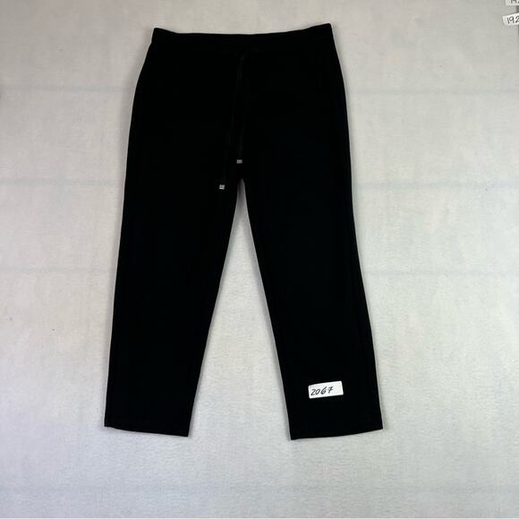 Eileen Fisher Pants Womens Size P S Drawstring Black Ankle Casual - Picture 7 of 16